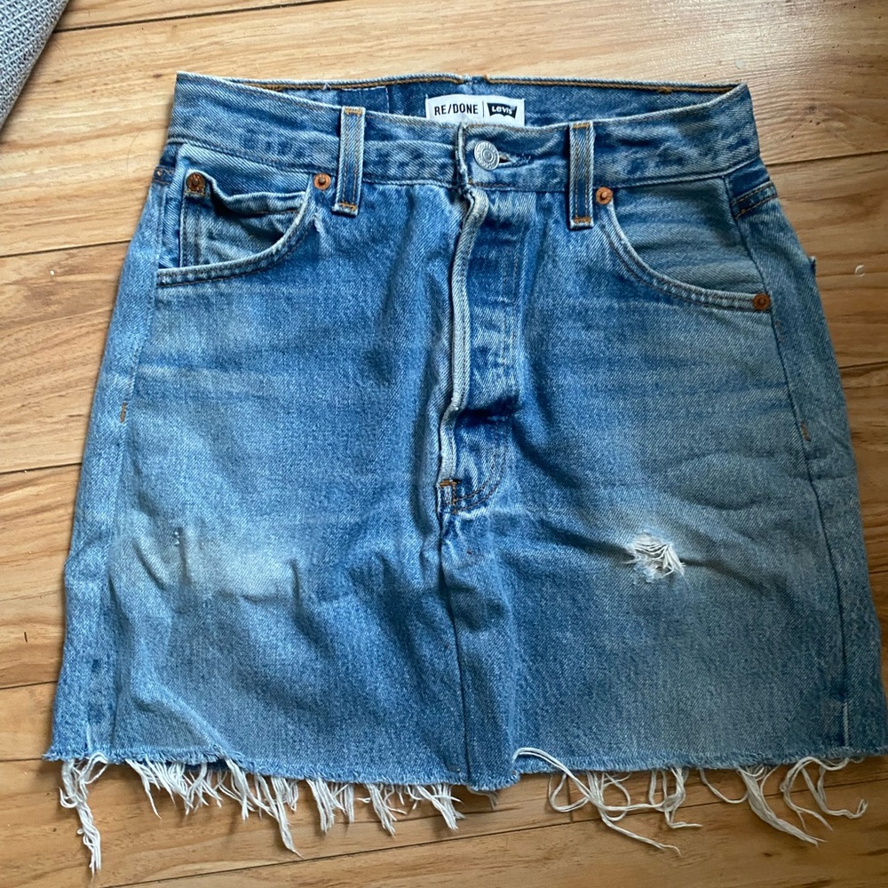 Re/Done Levi’s Denim skirt